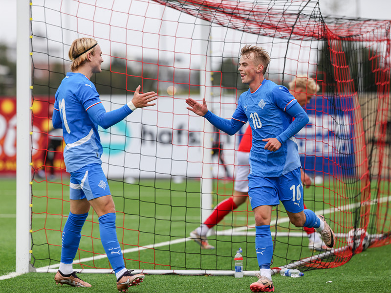 U21: Kristall með þrennu í mögnuðum sigri gegn Danmörku
