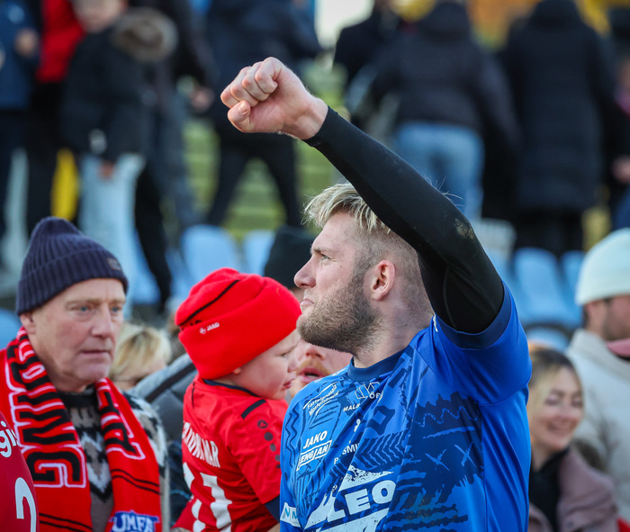 Afturelding er með reynslumeiri og betri markmann.