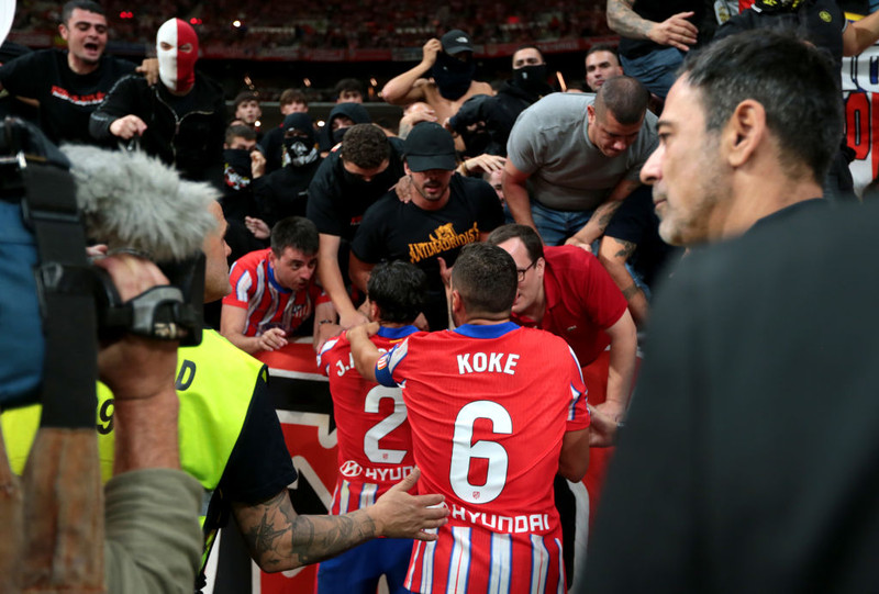 Koke reyndi að róa mannskapinn