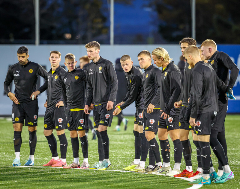 Fyrir leik hjá ÍA á síðasta tímabili. Skagamenn komu á óvart og enduðu í efri hlutanum.