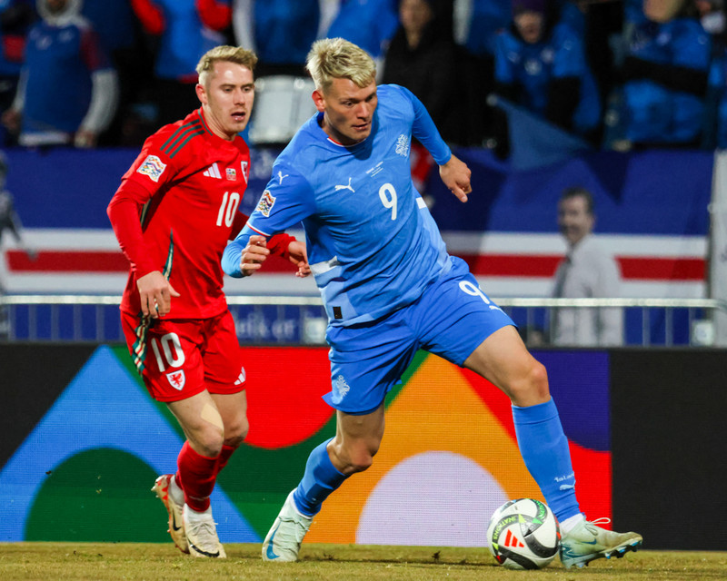 Myndaveisla frá góðu jafntefli gegn Wales í gær