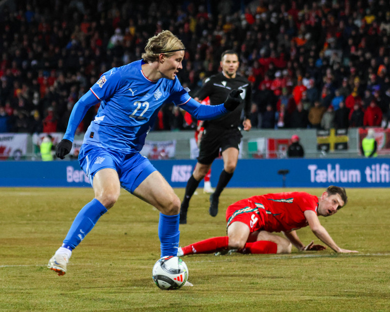 Myndaveisla frá góðu jafntefli gegn Wales í gær