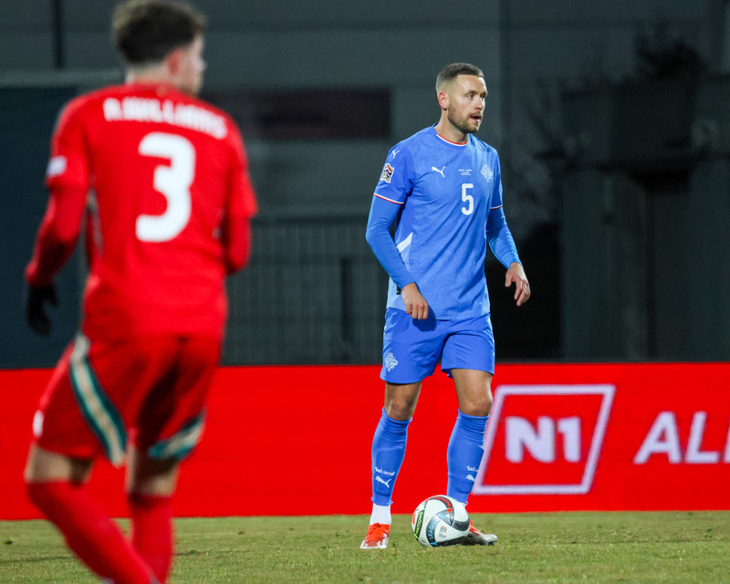 Myndaveisla frá góðu jafntefli gegn Wales í gær