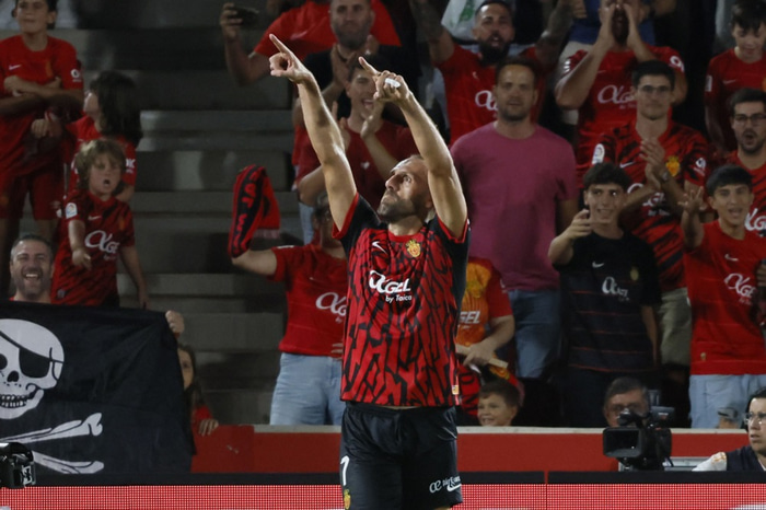 Vedat Muriqi er kominn með þrjú mörk í síðustu tveimur leikjum með Mallorca.