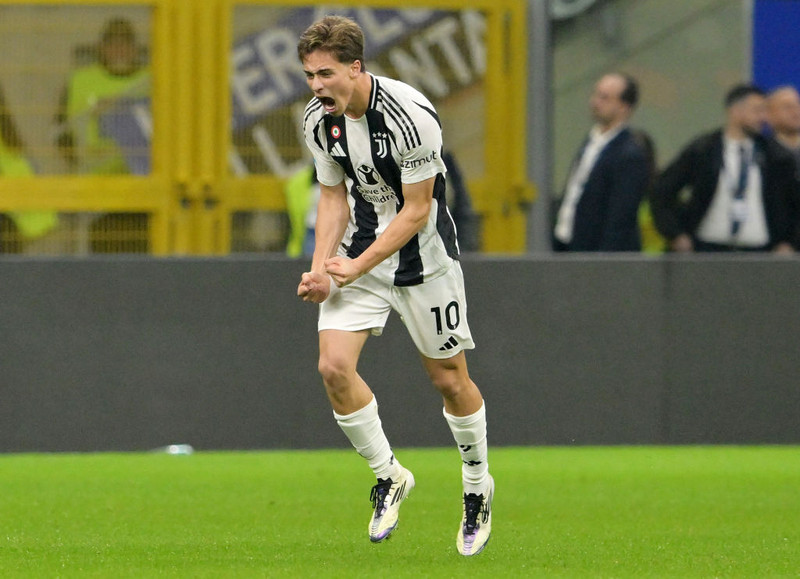 Kenan Yildiz er að eiga ágætis tímabil með Juventus