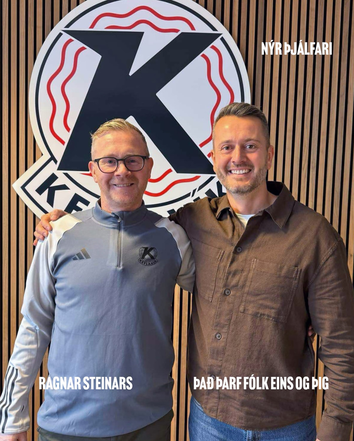 Ragnar Steinarsson (t.v) er nýr aðstoðarþjálfari Keflavíkur