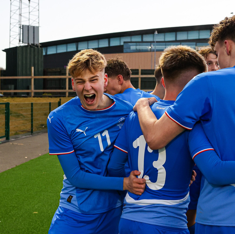 Sjáðu mörk Íslands U17 gegn Eistum