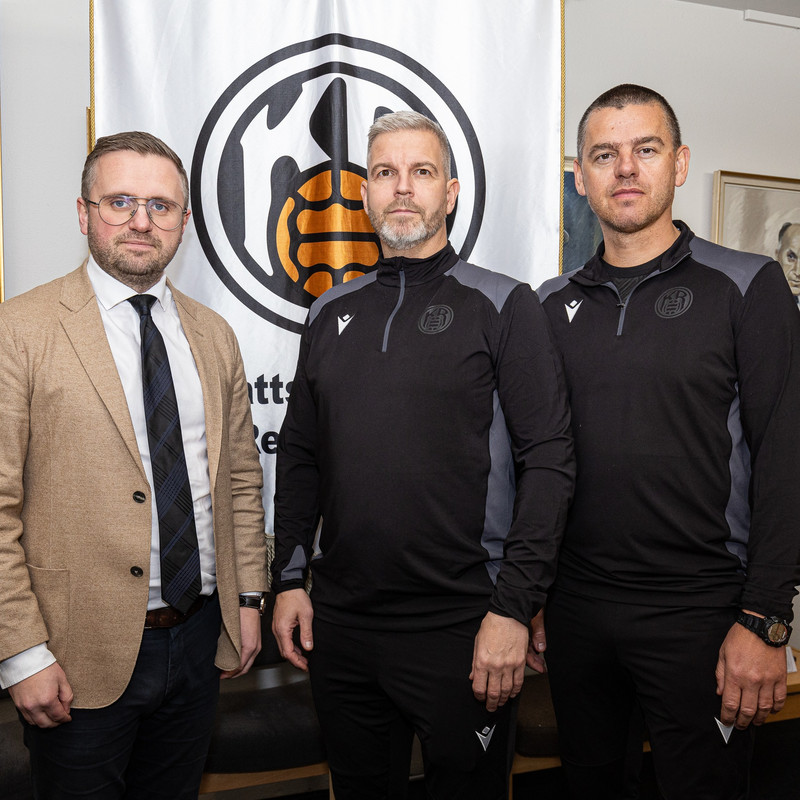 Gunnar og Ívar hér með Páli Kristjánssyni, formanni knattspyrnudeildar KR.