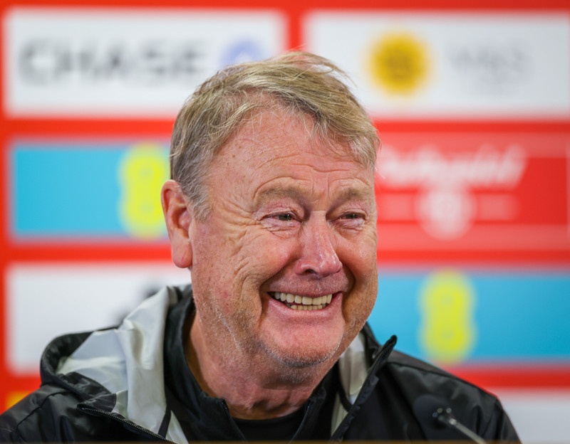 Age Hareide, landsliðsþjálfari Íslands.