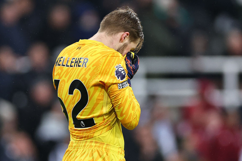 Kelleher gerði dýrkeypt mistök gegn Newcastle.