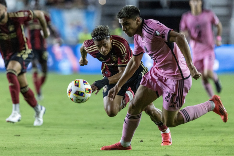 Diego Gomez í leik með Inter Miami.