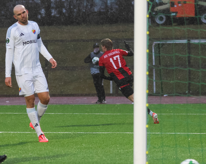 Ari Sigurpálsson skoraði mark Víkinga.