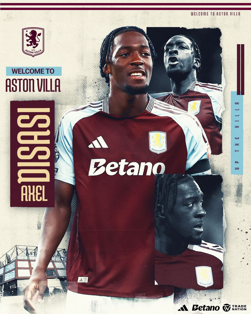 Axel Disasi til Aston Villa á láni frá Chelsea (Staðfest)