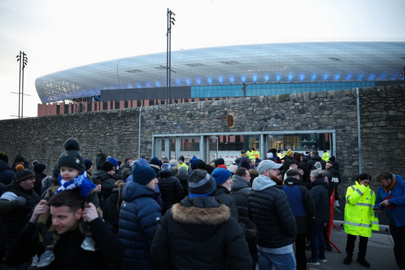 Það er mikil spenna hjá stuðningmönnum Everton.