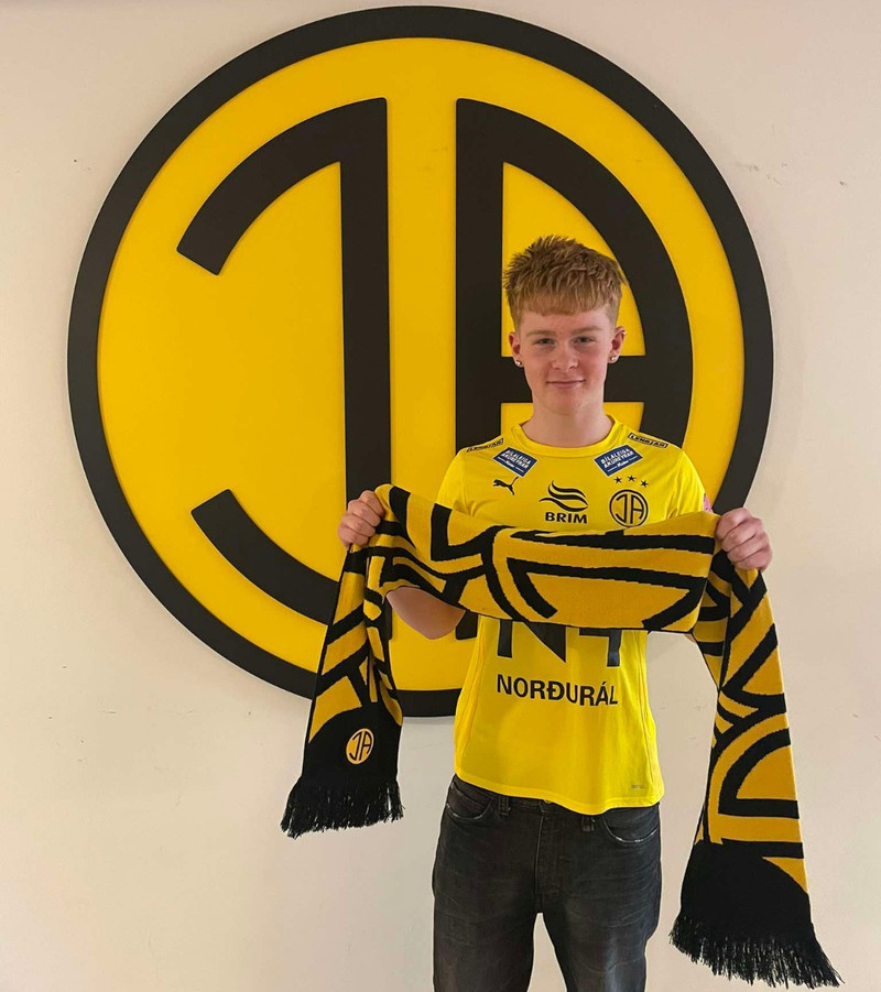 Jón Viktor Hauksson kom frá Haukum.