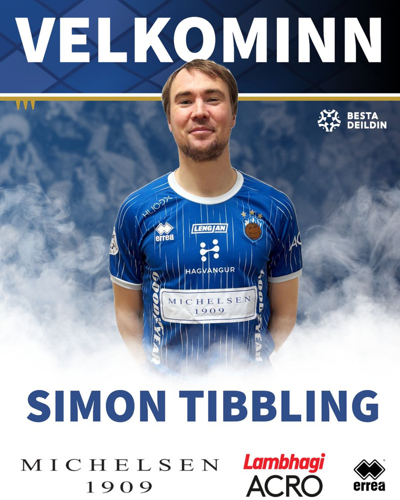 Simon Tibbling, sem á landsleik að baki fyrir Svíþjóð, gekk í raðir Fram á dögunum.