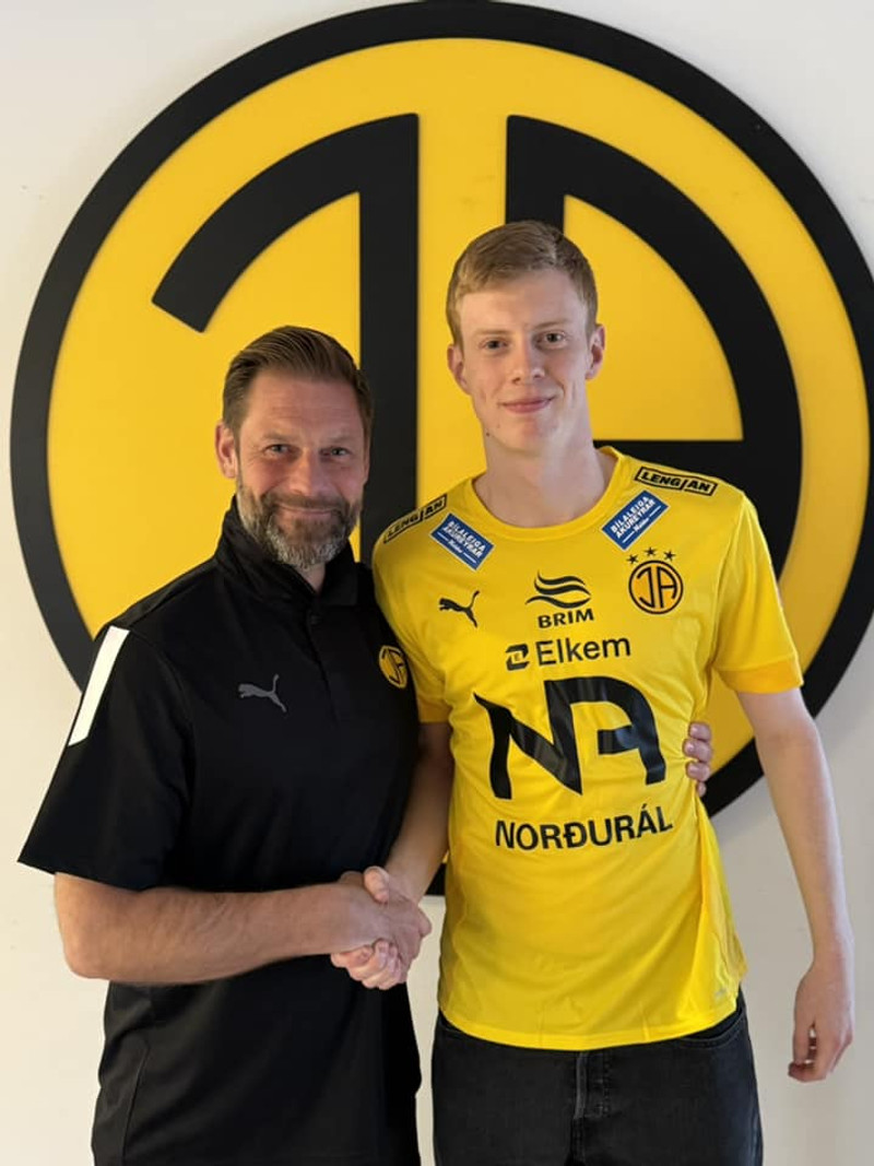Gísli Laxdal er kominn aftur heim eftir dvöl hjá Valsmönnum.