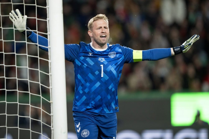 Kasper Schmeichel fékk að heyra það.