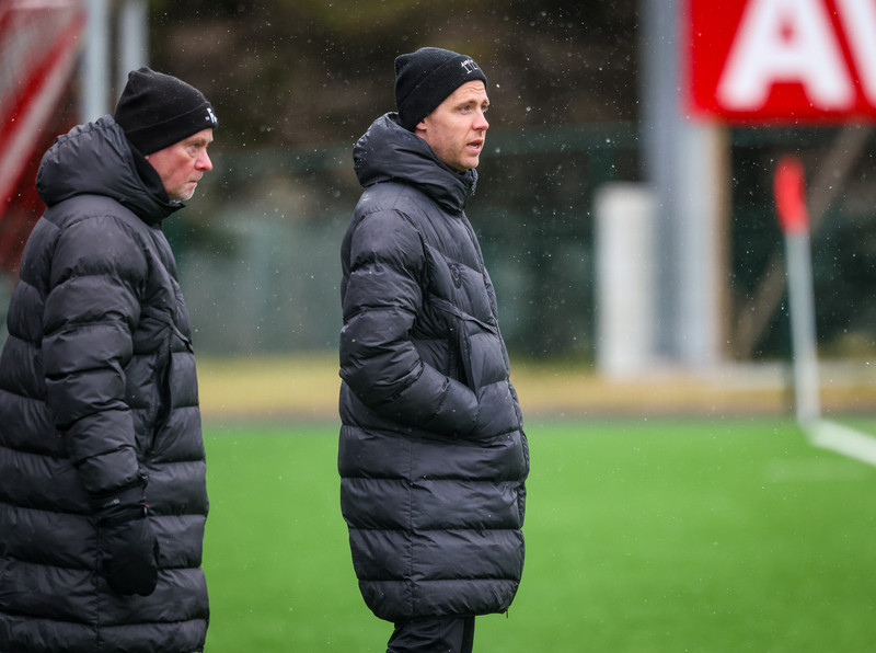 Heimir og Kjartan Henry.