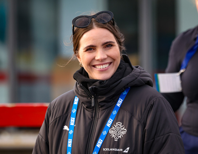 Sigrún María Jörundsdóttir mætir á alla landsleiki.