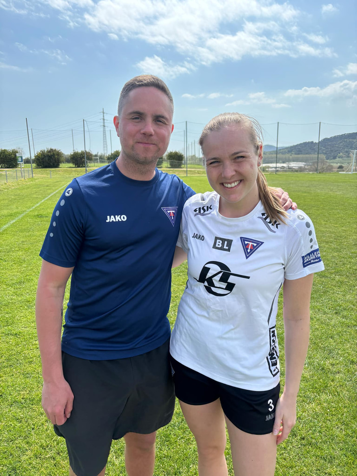 Donni og Bryndís Rut á Spáni.