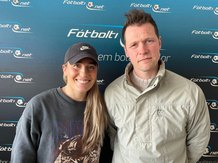 Elísa Viðarsdóttir og Matthías Guðmundsson.