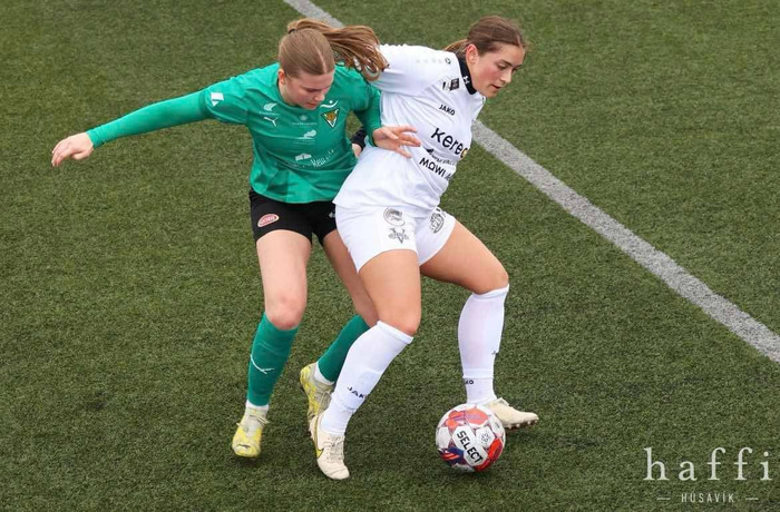 Ólína Helga í leik með Völsungi