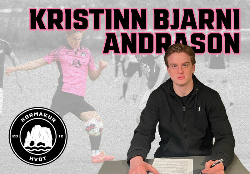 Kristinn Bjarni glæsilegur.