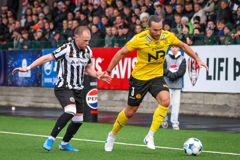 Luke var ánægður með varnarvinnu sína í gær gegn Johannes Vall.