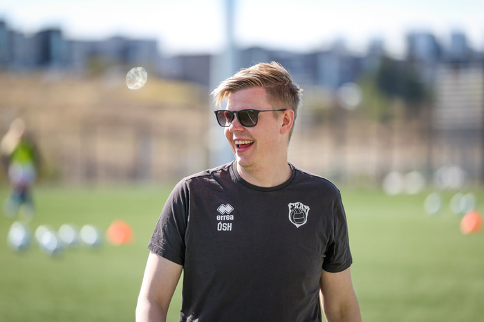 Óskar Smári gerði góða hluti í Úlfarsárdalnum.