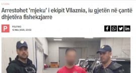Læknir „vina Vals“ í Vllaznia tekinn með flugelda...