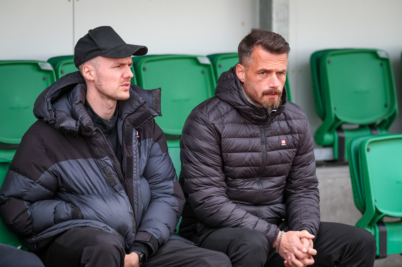 Sölvi Geir Ottesen og Aron Elís Þrándarson