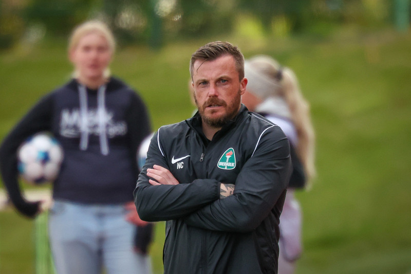 Nik Chamberlain þjálfari Breiðabliks