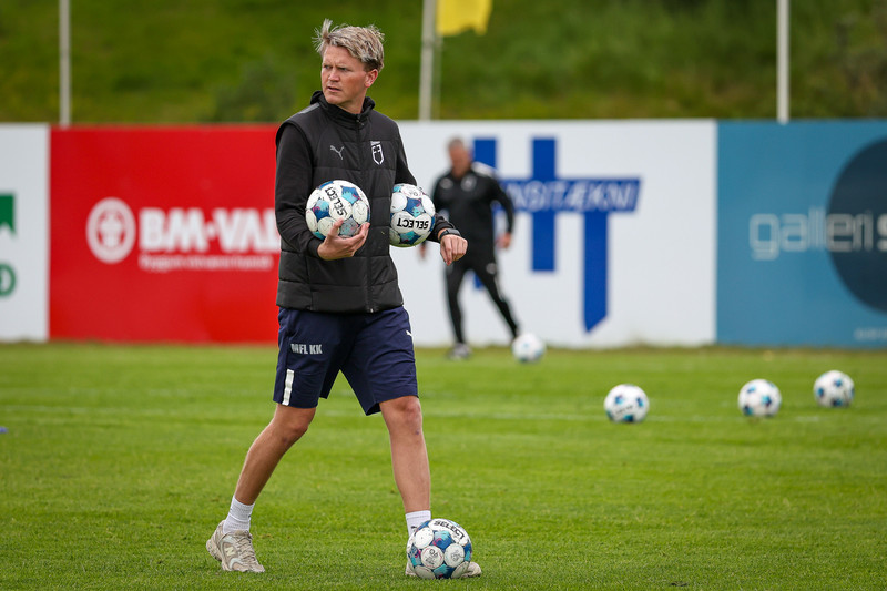 Ásgeir Frank að störfum.