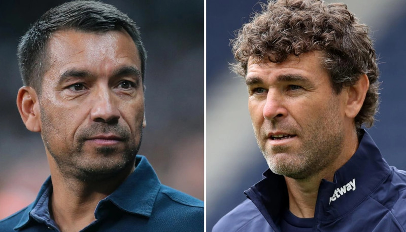 Van Bronckhorst og Valero.