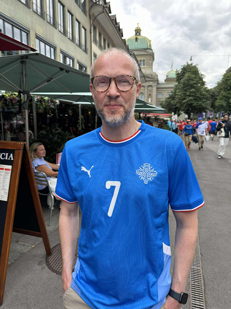 Vilhjálmur Kári Haraldsson, pabbi Karólínu Leu.