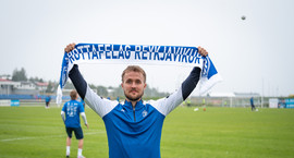 Mjólkurbikarinn: Tók skóna fram og skoraði tvö mörk