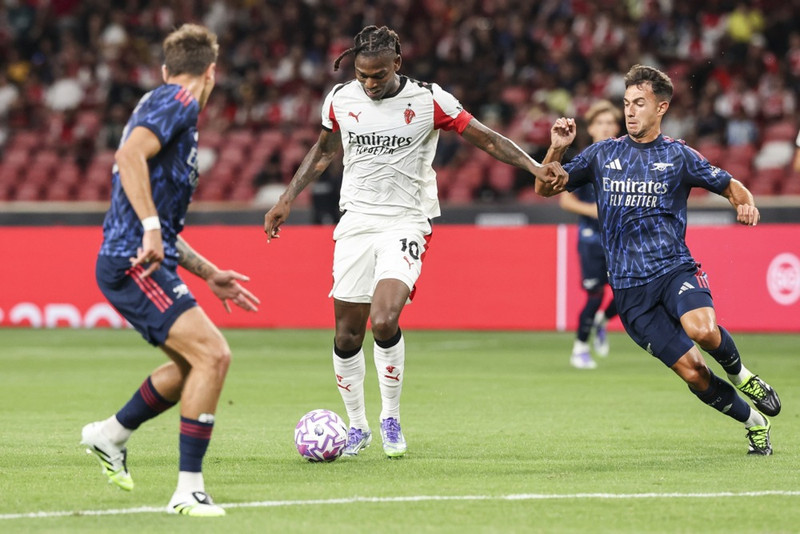 Sjáðu markið: Saka tryggði sigur Arsenal í Singapúr