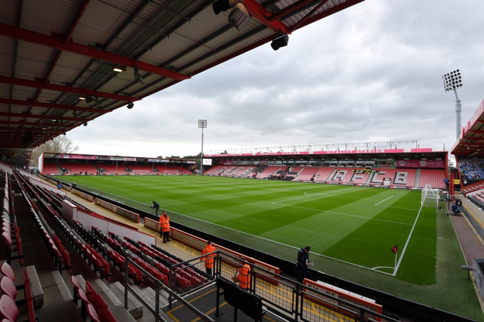 Dean Court, heimavöllur Bournemouth, er minnsti leikvangurinn í ensku úrvalsdeildinni.