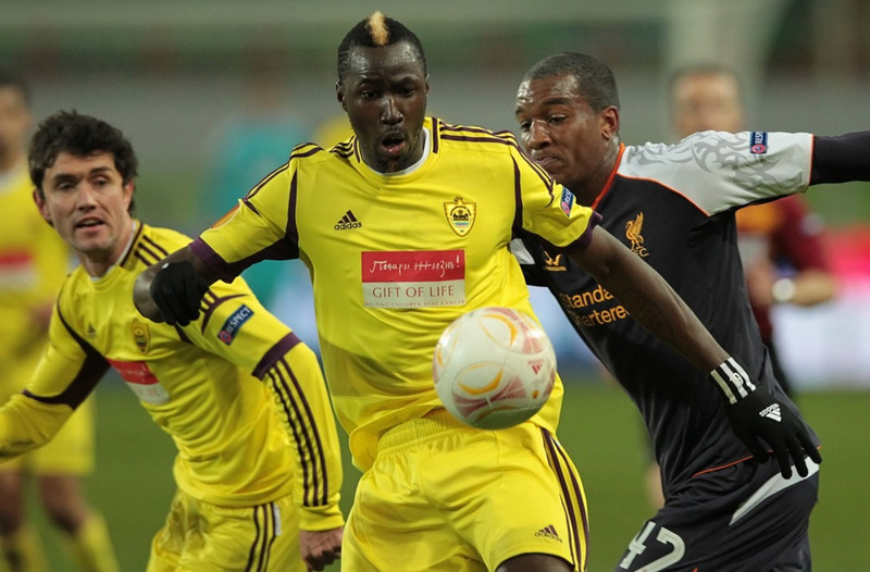 Wisdom í leik gegn Anzhi Makhachkala.