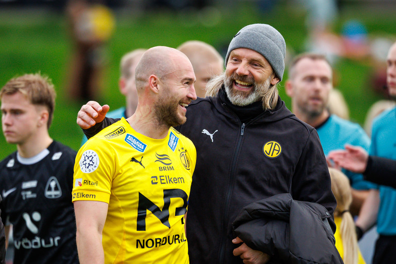 Rúnar Már Sigurjónsson og Lárus Orri Sigurðsson.