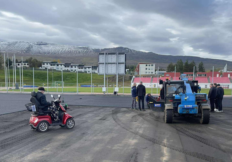 Frá svæði Þórs á Akureyri.