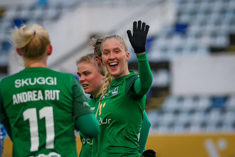 Evrópubikarinn: Agla María með tvennu í öruggum sigri Breiðabliks