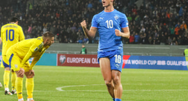 Albert á mögnuðu skriði með landsliðinu