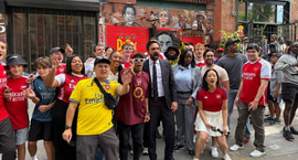 Nýr borgarstjóri New York er grjótharður Arsenal maður