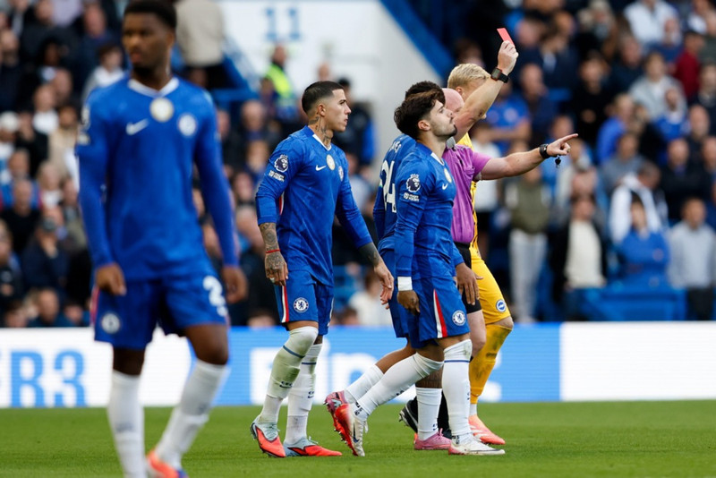 Chelsea á góðri leið með að slá met yfir rauð spjöld