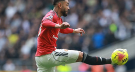 Cunha á æfingu Man Utd fyrir leikinn gegn West Ham