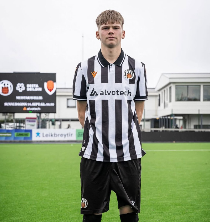 Tristan Gauti kom inn af bekknum og innsiglaði sigur KR gegn KA á laugardaginn var.