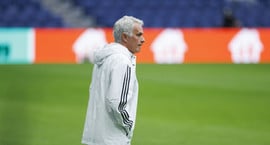 Hvar horfði Mourinho eiginlega á leikinn?