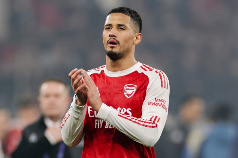 <b>Varnarmaður: William Saliba (Arsenal) -</b> Stendur alltaf fyrir sínu og sópar allt frá.